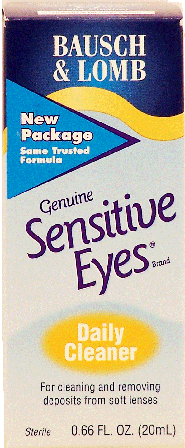 Bausch & Lomb Sensitive Eyes&nbsp;Daily Contact Cleaner&nbsp;easy rinsing for soft lenses Full-Size Picture
